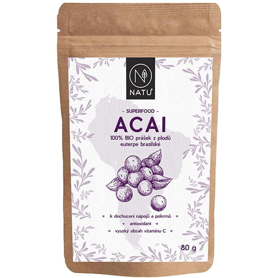 Natu Organic Acai Acai en polvo 80 g