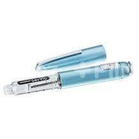 Pluma de insulina HumaPen Savvio azul aplicador de insulina para recambio 3 ml