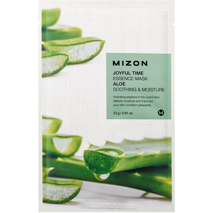 Mizon Joyful Time Hoja de Aloe Vera Mascarilla Calmante e Hidratante 23 g