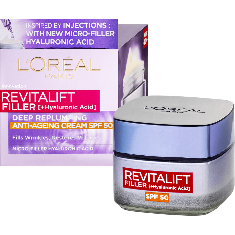 L'Oréal Paris Revitalift Filler Crema Giorno SPF50 50 ml