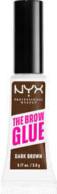 NYX Professional Makeup Brow Glue Stick 04 Gel para cejas marr&#243;n oscuro, 5 g