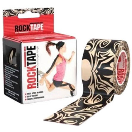 Banda kinesiologică RockTape Design - tatuaj 5 m