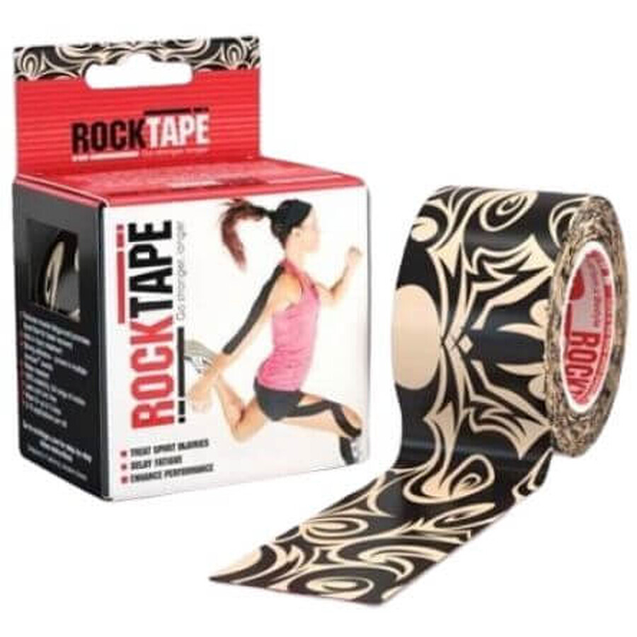 Banda kinesiologică RockTape Design - tatuaj 5 m