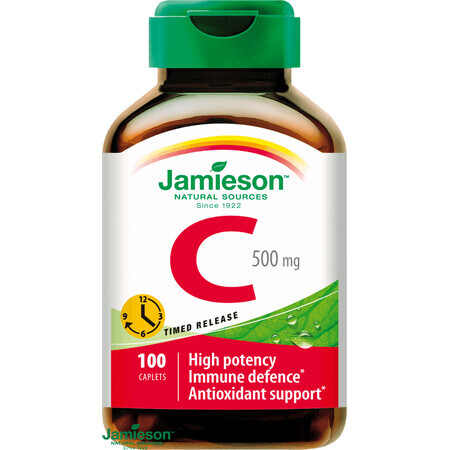 Jamieson Vitamina C 500 mg de liberación prolongada 100 comprimidos