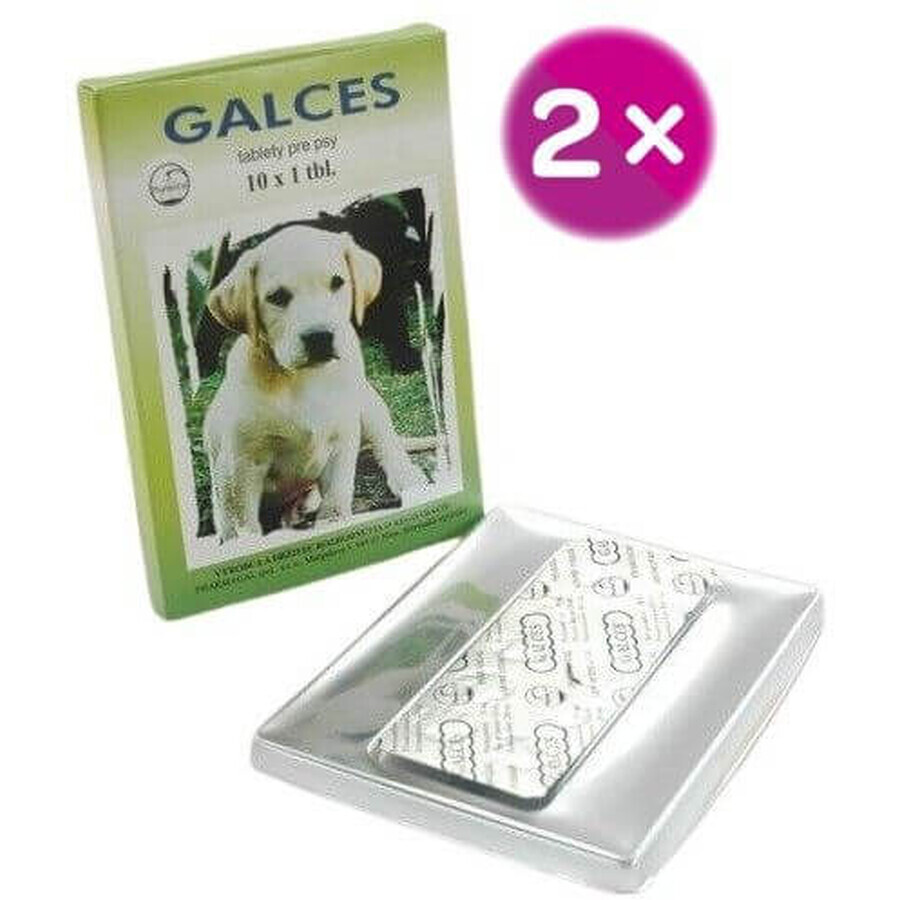 Galces para perros 2 x 10 comprimidos