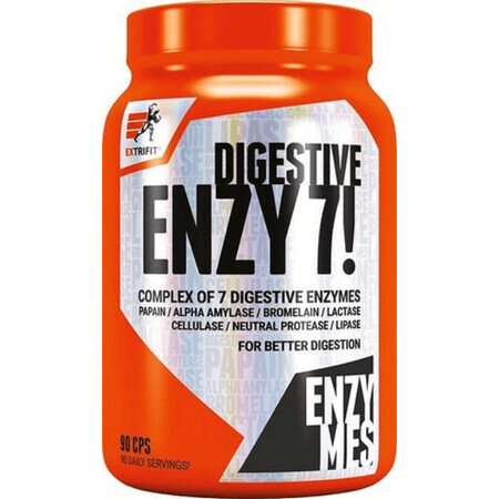 ¡Extrifit Enzy 7! Enzima digestiva 90 cápsulas