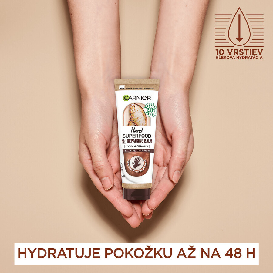 Garnier Hand Superfood regenerierende Handcreme mit Kakao 75 ml