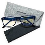 Glassa Gafas de ordenador PCG02 D0.5+ negro/azul