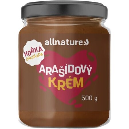 Allnature Crema de cacahuete con chocolate negro 500 g