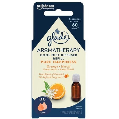 Glade Aromatherapy Cool Mist Aceite esencial para difusor aromático Recambio Pure Happiness 17,4 ml