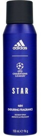 Desodorante en spray Adidas UEFA Champions League Star para hombre 150 ml