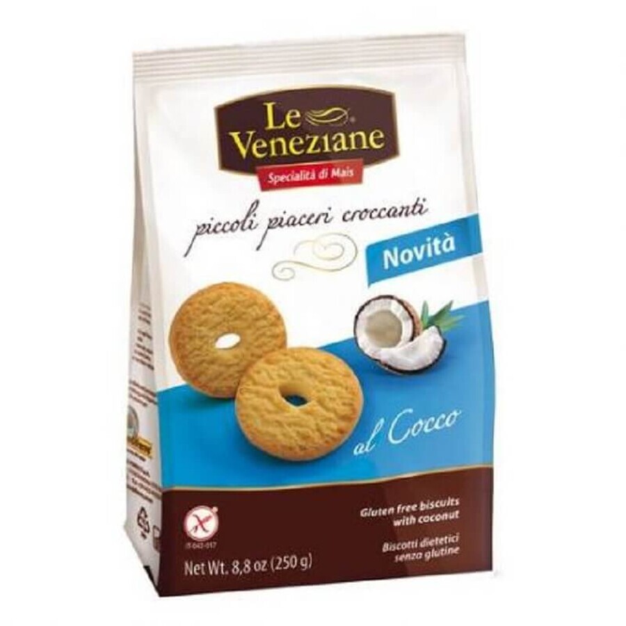 Biscuiti cu cocos, 250 g, Le Veneziane