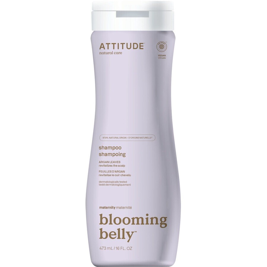 Attitude Champú natural Blooming Belly no sólo para embarazadas con argán 473 ml