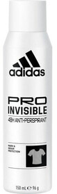 Spray antitranspirante Adidas Pro Invisible para mujer 150 ml