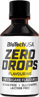 BioTech Flavour Drops Zero Drops, tarta de queso 50 ml