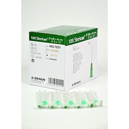 B.Braun BB Sterican ac verde 0,8x40 mm 100 unid.