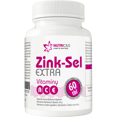 Nutricius Zinc-Sel extra 60 comprimidos