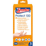 Guantes desechables Spontex Protect S 100 unid.