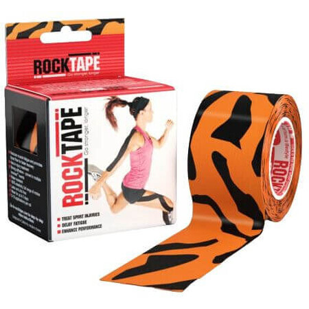 Cinta kinesiológica RockTape Design - tigre 5 m