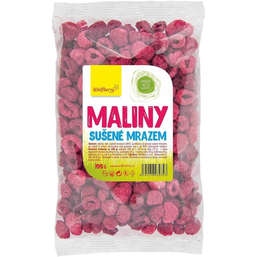 Wolfberry Frambuesas liofilizadas 100 g