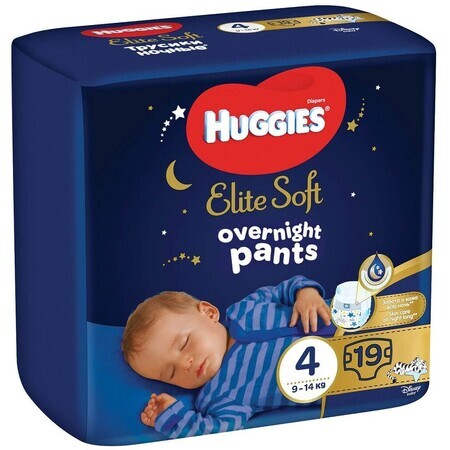 Huggies Elite Soft Pants OVN Pañales Desechables Pants 4 (9-14 kg) 19 pcs