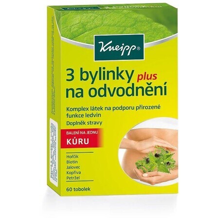 Kneipp 3 hierbas para el drenaje 60 cápsulas