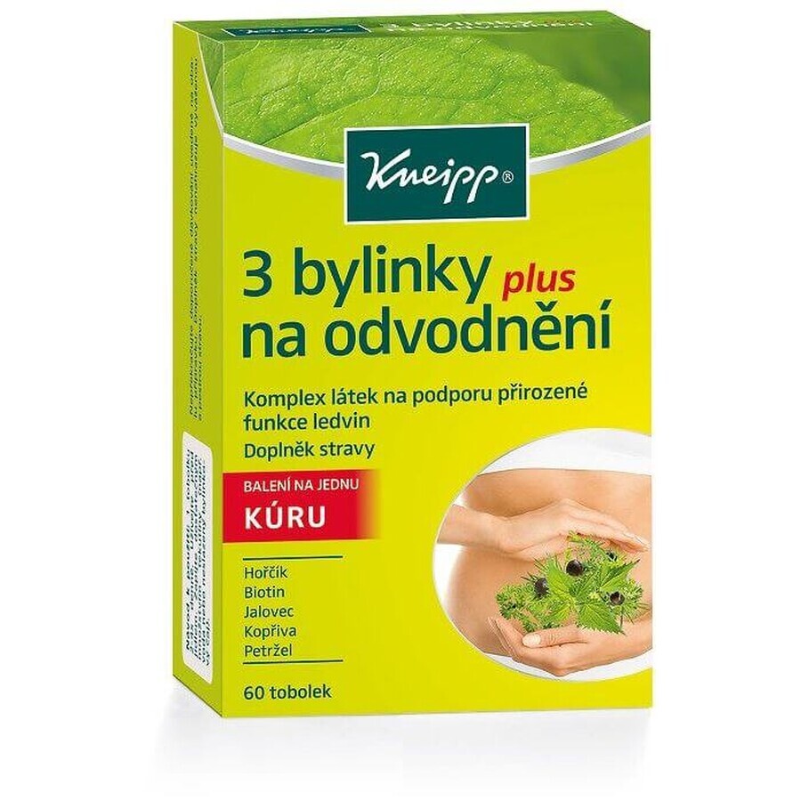 Kneipp 3 hierbas para el drenaje 60 cápsulas