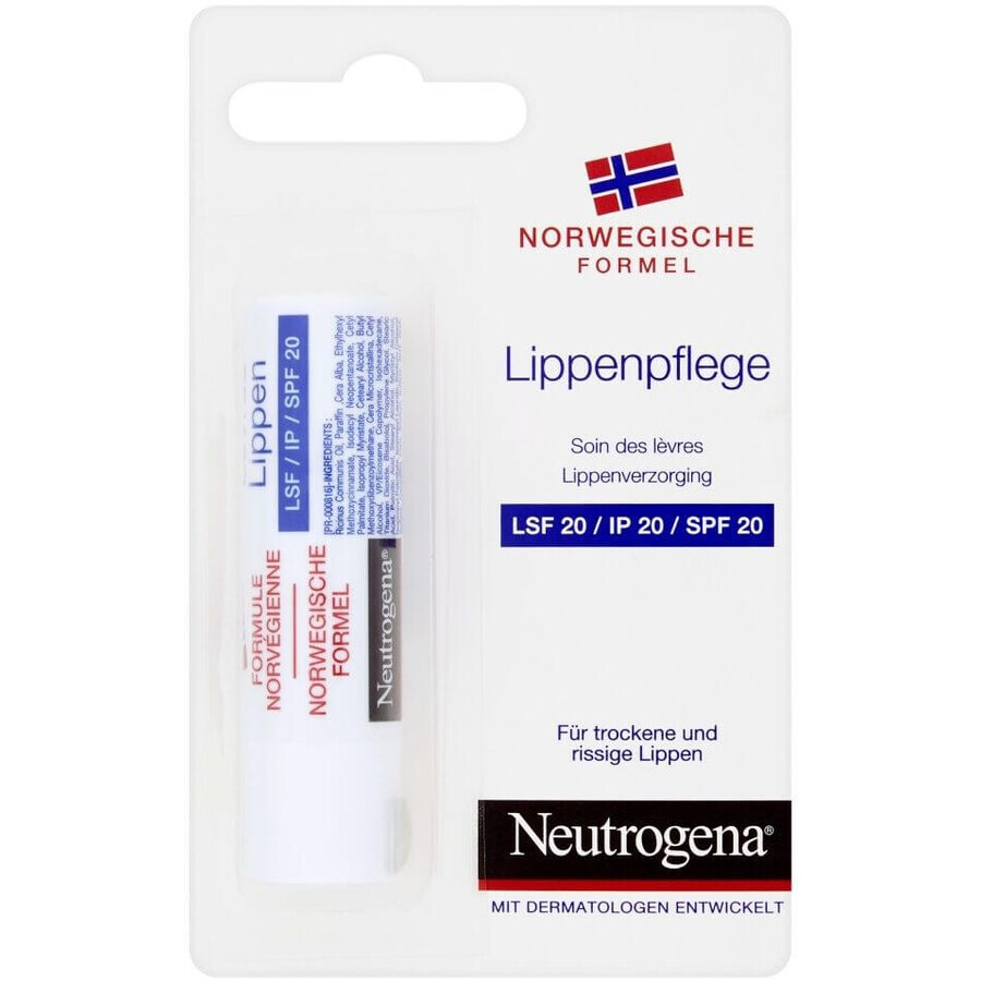 Neutrogena Bálsamo labial FPS 20, 4,8 g