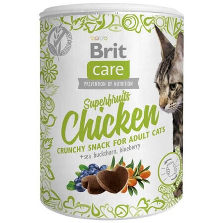 Brit Care superfruits Katzensnack Huhn 100 g