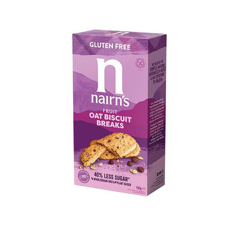 Galletas de avena con fruta, 160 g, Nairn's