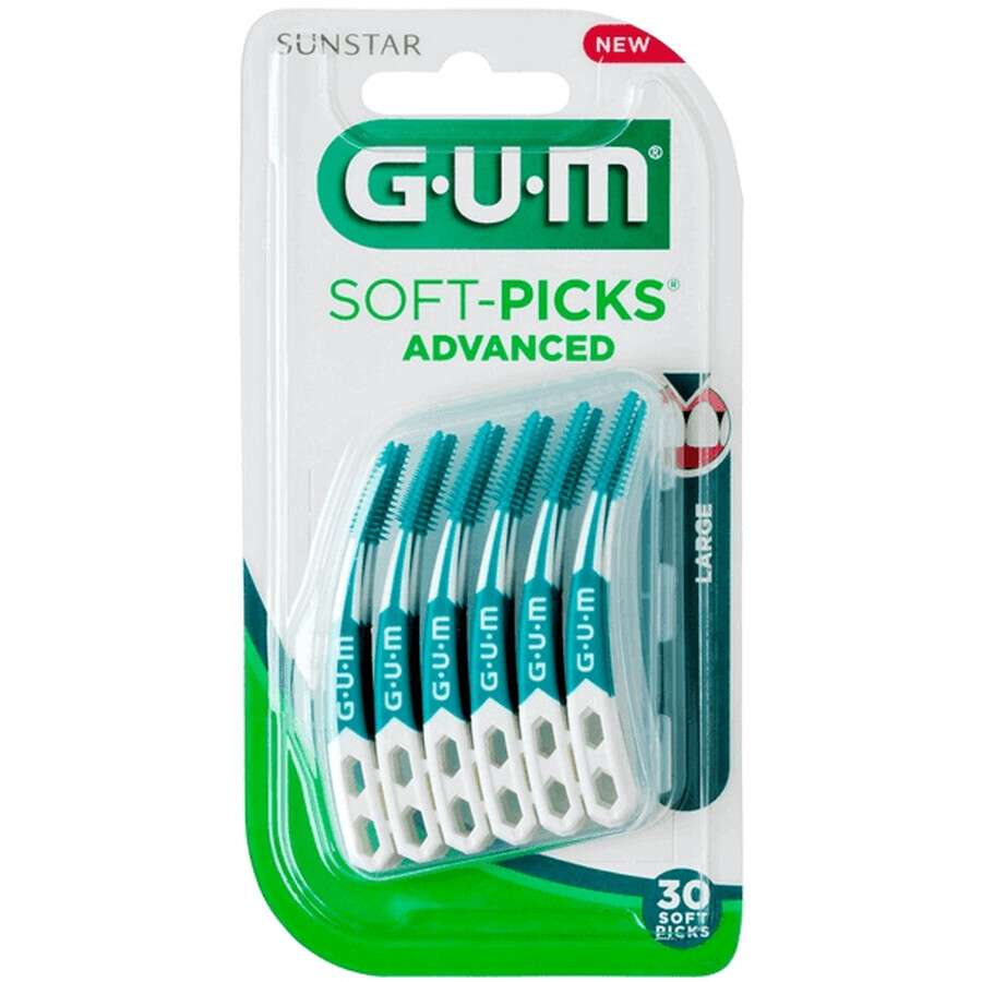 Cepillos interdentales Gum Soft-Picks Advanced Grandes 30 uds.