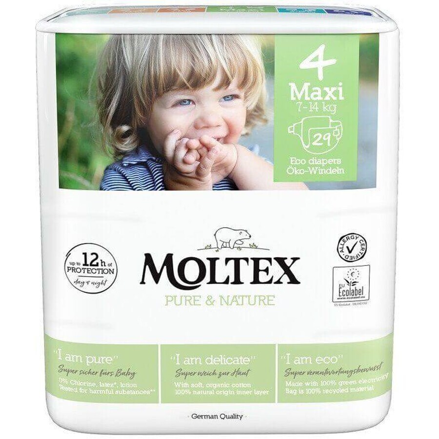 Moltex Maxi Pañales 7-14 kg paquete económico 6 x 29 unidades