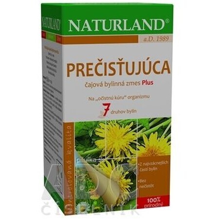 Naturland Miscela di tè purificante più tisane in bustine 20 x 1,75 g