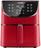 Friteuse num&#233;rique &#224; air chaud Cosori CP158-AF premium 5,5 litres rouge