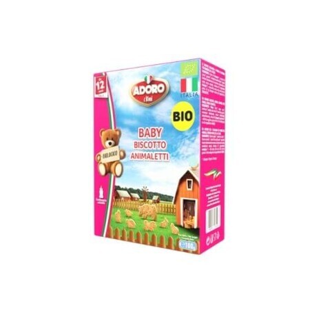 Biscotti Animal Farm, 100g, +12 mesi, Adoro