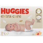 Huggies® Extra Care 2 Pañales desechables (3-6 kg) 58 unidades