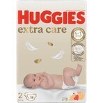 Huggies® Extra Care 2 Pañales desechables (3-6 kg) 58 unidades