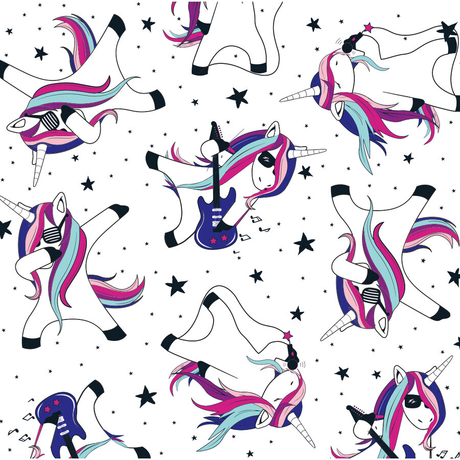 Kolorky NIGHT Unicorns, XL (12-16 kg), Pañales desechables ecológicos 17 piezas