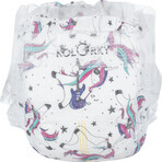 Kolorky NIGHT Unicorns, XL (12-16 kg), Pañales desechables ecológicos 17 piezas