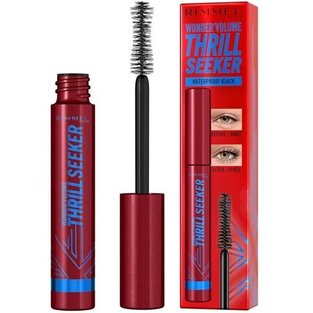 Rimmel London Wonder Volume Thrill Seeker Mascara negru 8 ml