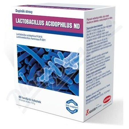 Lactobacillus acidophilus ND 60 cápsulas