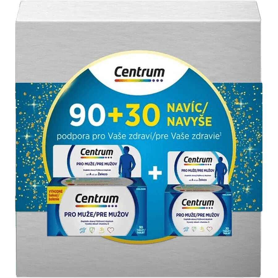 Centrum Multivitamine pentru bărbați pachet cadou 120 comprimate