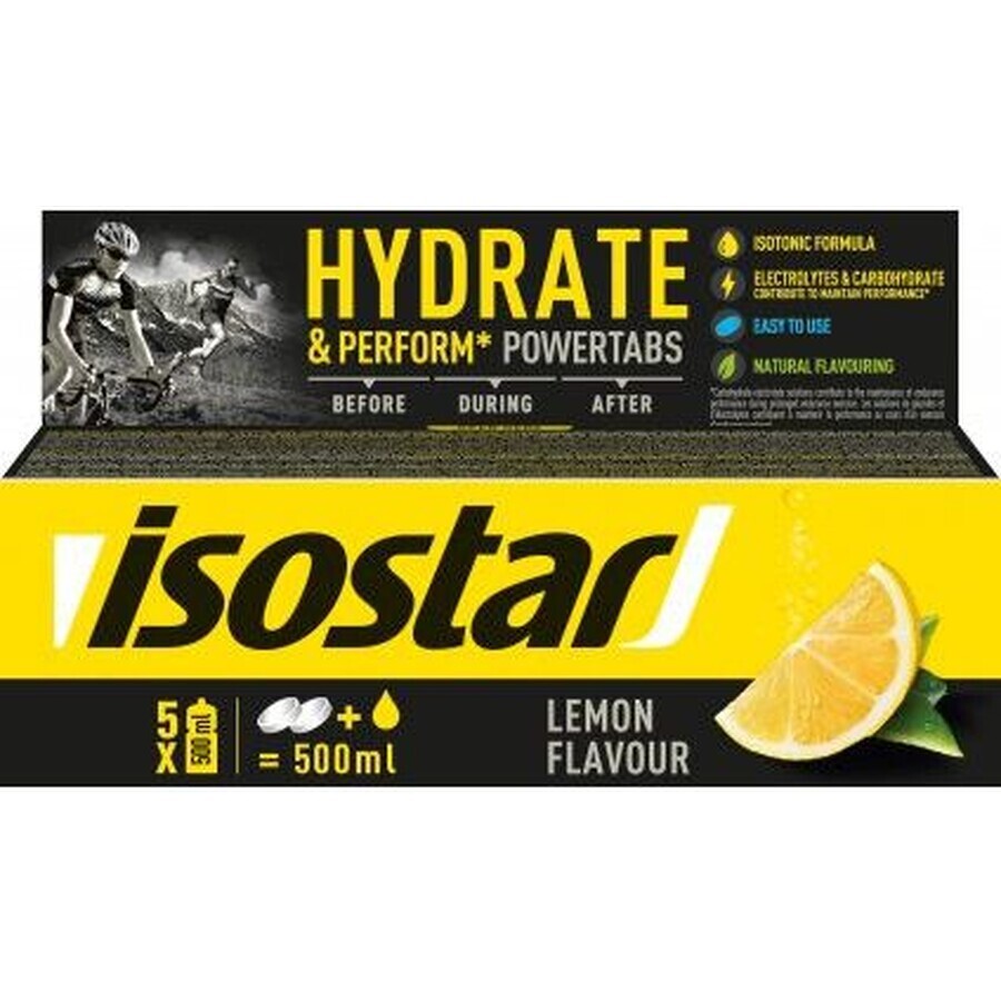 Isostar Power Tabs, citroen 10 x 12 g