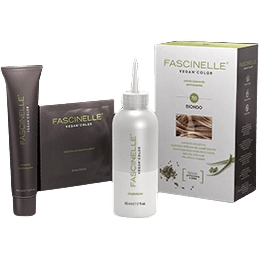 Vitality's Fascinelle Fascinelle Vegan Color Permanente Crema Colorante para el Cabello - 1/0 Negro, Negro 110 ml