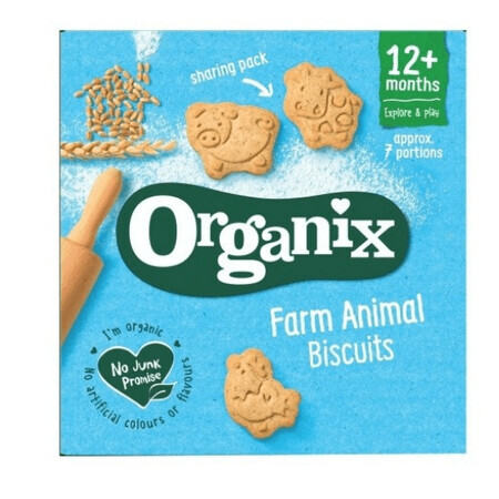 Galletas ecológicas animalute Goodies, +12 meses, 100 g, Organix