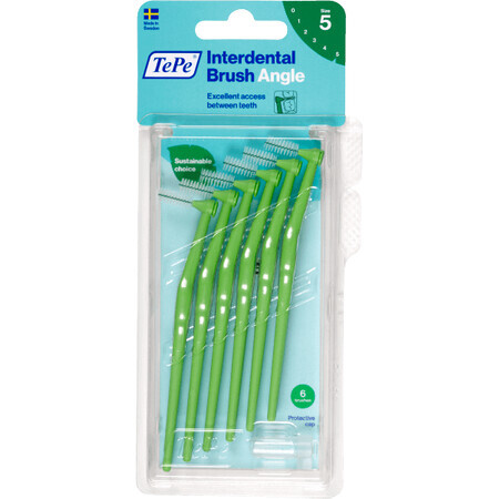 Cepillos interdentales TePe Angle Verde 0,8 mm 6 piezas