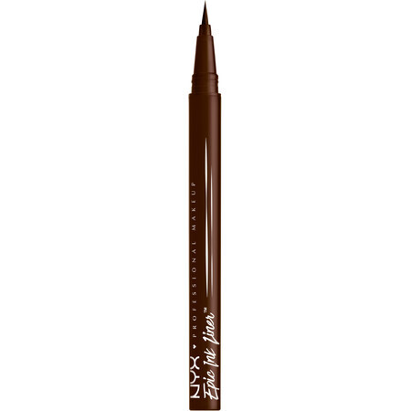 NYX Professional Makeup Epic Ink Liner, eyeliner rezistent la apă - Ciocolată cu lapte