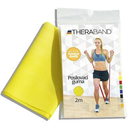 Theraband Verstärkungsgummi, lose, gelb, 2 m