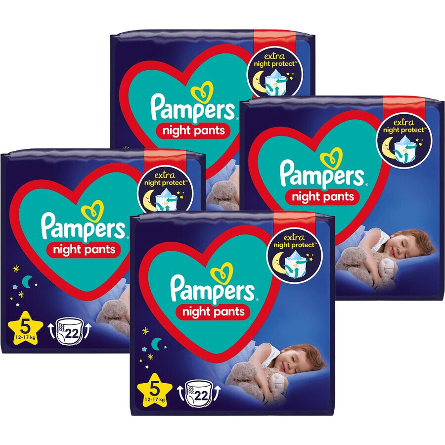 Pampers Night Pants S5 (12-17kg) 4 x 22 pcs