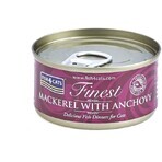 Fish4Cats Cibo in scatola per gatti Finest sgombro con acciughe 70 g